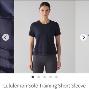 lululemon sole training short sleeve